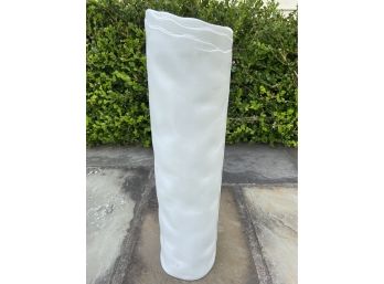 Vintage White Modern Floor Vase
