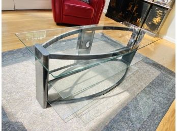 Bell’O Modern Tempered Glass TV Stand