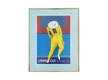 “Steppin Out” Art Expo 83 Framed Poster Print