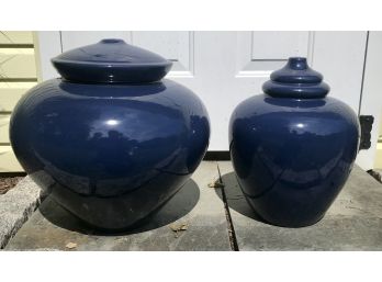 Decorative Blue Floor Vases