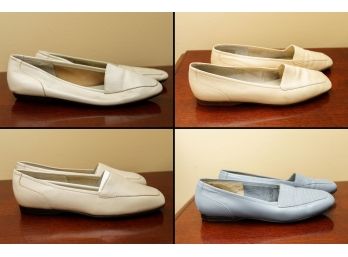 4 Pairs Of Ladies Flat Shoes Size 6M