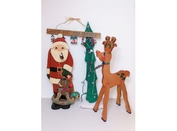 Vintage Hand Crafted Holiday Décor 31' Tall