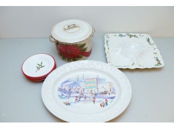 Collection Of Holiday Servingware