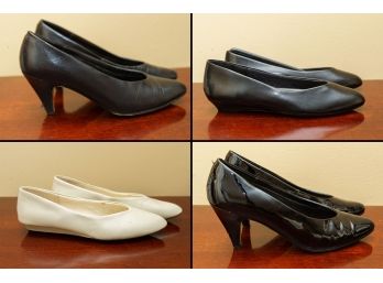 4 Pairs Of Ladies Pumps & High Heeled Shoes Size 6M