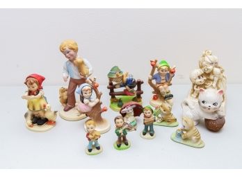 Collection Of Hummel Style Figurines