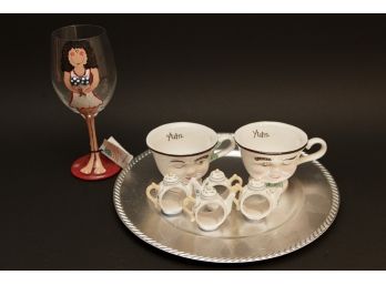 Baileys Yum Cups, Ceramic Teapot Form Napkin Rings And More