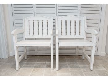 Pair Prairie Leisure Design Outdoor Armchairs