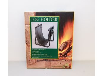 Log Holder W Removable Carrier - New In Box