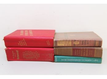 Collection Of 5 Vintage Reference Books - Medical, Dictionary, Homemaking Etc.