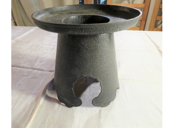 Japanese Cast Iron Ikebana Vase 2 Pc