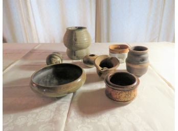 Collection Of Studio Pottery Vases