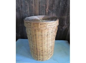 Rattan Wicker Woven Laundry Basket With Cover