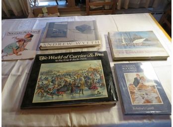 Coffee Table Books Wyeth, Rockwell, Currier & Ives