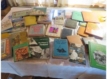 Box Of Vintage Children's Books Ducklings Raggady Ann