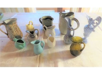 Small Pitchers In Ceramic, Glass & Pottery