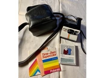 Vintage Polaroid One Step Instamatic Camera With Case