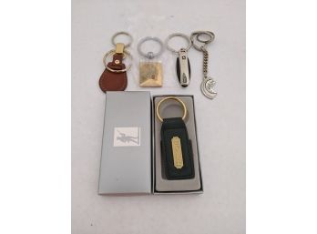 Lot Of Unique Key Chains/Rings, Include 'Coach' New In Box