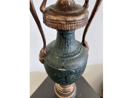 Vintage Italian MCM Etruscan Styled Vase Table  Lamp  36' Tall