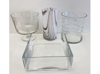 Trifle Bowl, Glass Ice Bucket, Vase +++