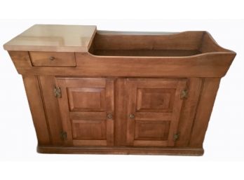 Vintage Heywood Wakefield Bar Cabinet / Dry Sink 50' X 20' X  33 1/2' Tall