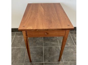Newer Cherry Accent Table W/ Single Drawer20' X 26' X 20'