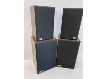 Four Vintage Stereo Speakers -Made By EGO