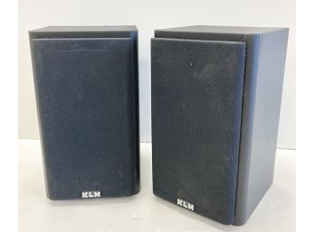 Pair Of Vintage KLH Model 911B Shelf Speakers