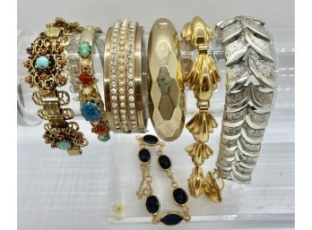 7 Vintage Bracelets & Earrings