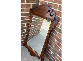 Very Nice Antique Mahogany Mirror (B)