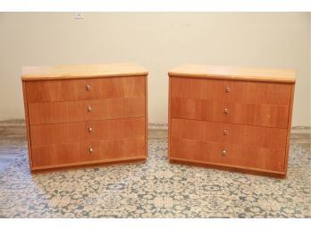 Midcentury Modern Jack Cartwright For Founders Birch Wood Bachelor's Chest Dressers