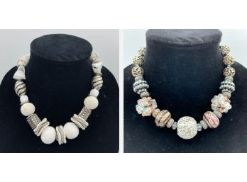 Two Fabulous Necklaces- Layer Or Wear Alone