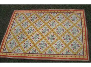 Brightly Colored Tapestry Area Rug - Carpet #2
