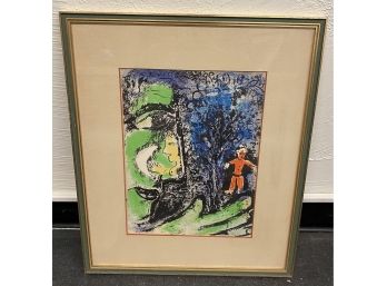 Framed Chagall Lithograph