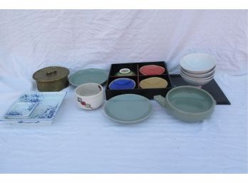 Vintage Lot Of Japanese  / Chinese Porcelain Pottery