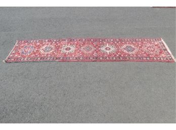 Vintage Antique Oriental Rug / Carpet Hallway Runner