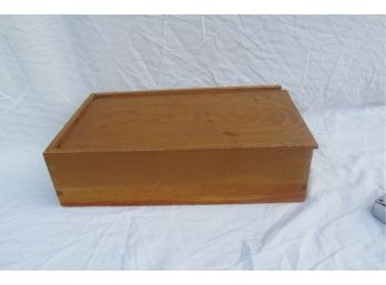 Vintage Early American Wooden Candle Box