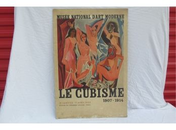 Vintage 1953 'Le Cubisme' Poster Museum Modern Art
