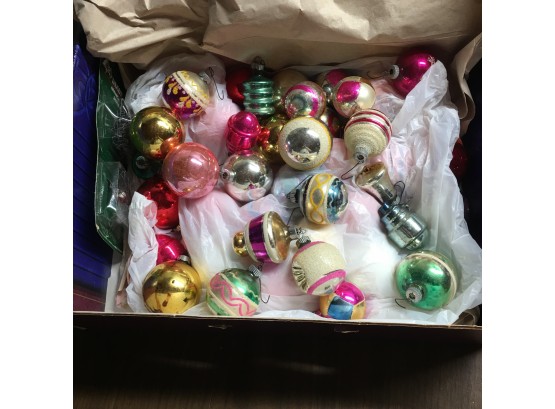 Shiny Brite And Other Assorted Ball Ornaments