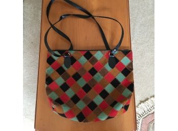 Leather Patchwork Tote Bag