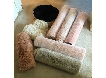 Lot Of Bath Mats And Toilet Covers
