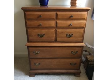 Sturdy Wooden Four Drawer Chest