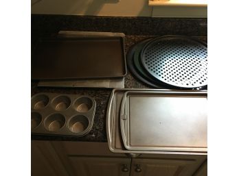 Lot Of Assorted Baking Sheets