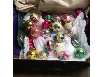 Shiny Brite And Other Assorted Ball Ornaments