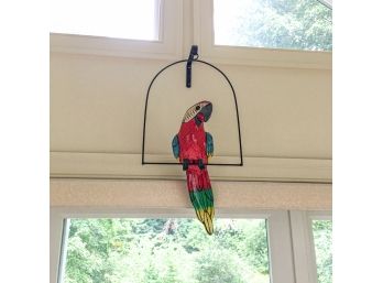 Hanging Parrot Figure