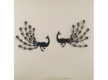 Peacock Figural Wall Art