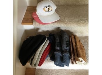 Lot Of Assorted Hats And Gloves