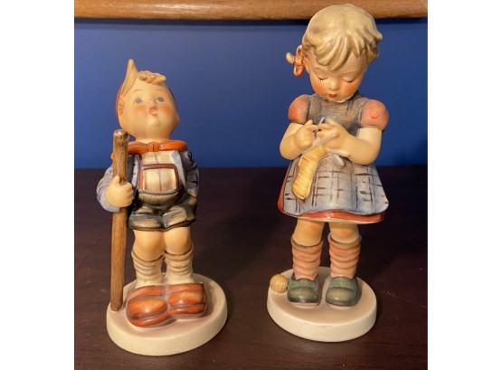 Goebel Hummel Boy And Girl Figures