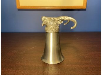 Navy's 'Bill The Goat' Goat Head Rum Ration Cup