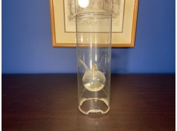 Tall Cylinder Glass Oil Lantern