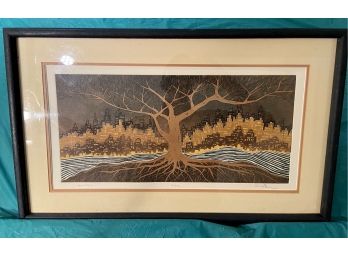 R.J.Williams Etching Print 'Transitions' Signed And Numbered
